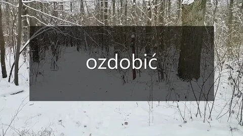 ozdobić