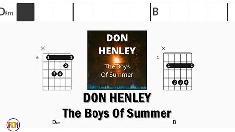 DON HENLEY The Boys Of Summer - FCN Guitar Chords & Lyrics HD