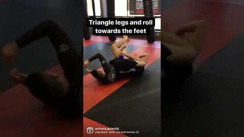 🚚truck roll, from knee cut🔪 #shorts #bjj #shorts_video