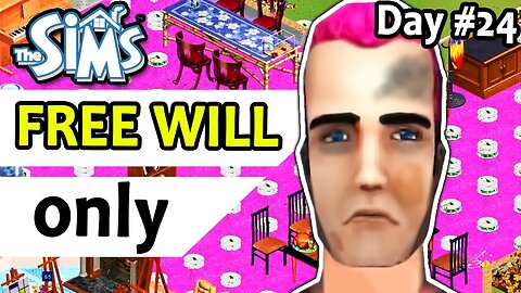 Can Sims Survive 30 Days of FREE WILL? Sims 1