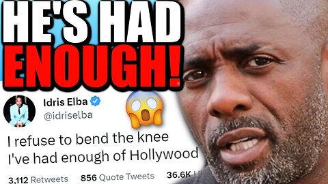 Idris Elba DESTROYS Woke Insanity in EPIC RANT - Hollywood GOES CRAZY!