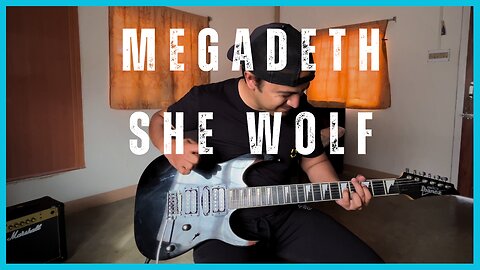 Megadeth - She Wolf | Guitar Only | Without Backing Track