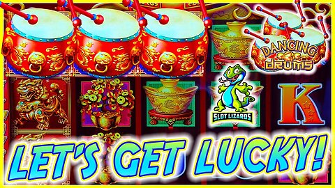 LET'S GET LUCKY!!! HUGE WIN MAX MYSTERY MADNESS! Dancing Drums Slot