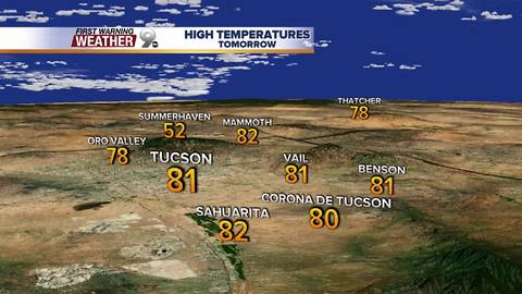 Chief Meteorologist Erin Christiansen's KGUN 9 Forecast Wednesday, November 1, 2017