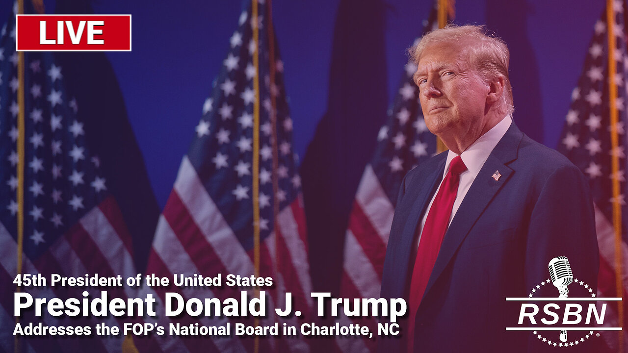 LIVE: Trump Addresses the National Board of the Fraternal Order of Police in Charlotte, NC - 9/6/24