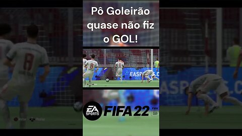 Pô Goleirão quase não fiz o GOL! Fifa 22 - #shorts