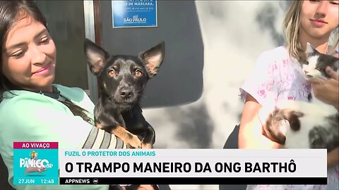 FUZIL, O HERÓI DO CANIL, MOSTRA TRAMPO FIRMÊ DE ONG QUE RESGATA BICHINHOS DOS MAUS TRATOS