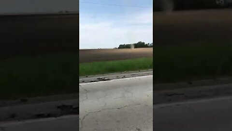 North American dust devil. (Common heat cyclone, tornado)