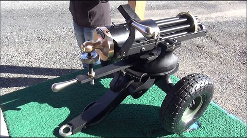 Tippmann Armory 9mm Gatling Gun Review (HD)