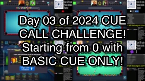 Day 03 of 2024 CUE CALL CHALLENGE! Starting from 0 with BASIC CUE ONLY!