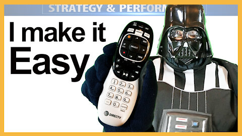 How to Program DirecTV Remote EASY to TV and Receiver like Darth