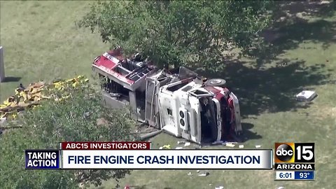 Investigation into deadly crash involving a Phoenix firetruck underway