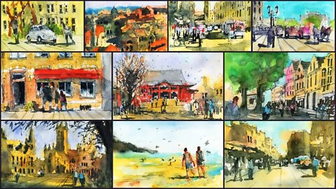 Easy Urban Landscape Sketching | New Watercolour Mentor Course Now Available