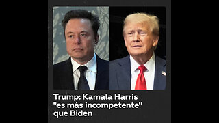 Trump arremete contra Kamala Harris: “Es más incompetente que Biden”