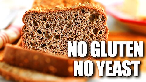 THE BEST GLUTEN FREE BREAD !! NO YEAST , Paleo Low Carb Friendly & Healthy !!