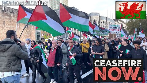 Cease-Fire and an end to the Israeli siege on Gaza, Cardiff, Wales