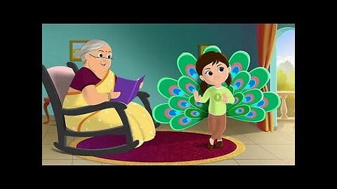 Nani Teri Morni ko mor le gaye | Hindi Balgeet & Hindi Rhymes | Animted Songs