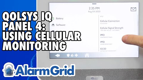 Qolsys IQ Panel 4: Finding the IMEI Number