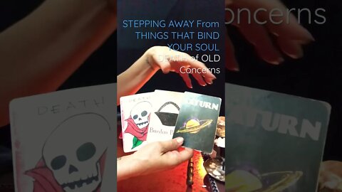 DEATH OF OLD CONCERNS 🪐🪐BREAKING FREE OF BINDING FORCES⛔️⛔️ASMR TAROT🪄DAILY TAROT 👄ASMR