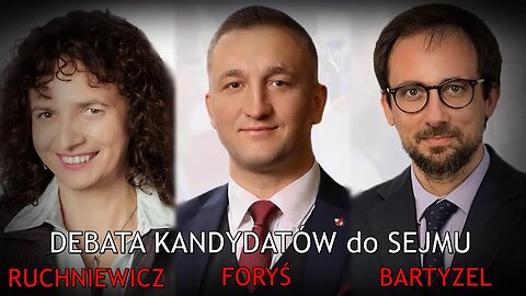 NA ŻYWO: Debata kandydatów do Sejmu - Rafał Foryś, Diana Ruchniewicz, Jacek Władysław Bartyzel