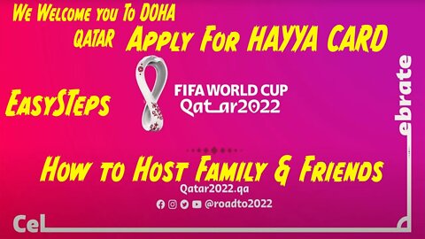 Hayya Card - Host Family and Friend | World cup 2022