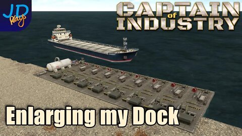 My 8″ ＬＯＮＧ Docks 🚛 Ep53 🚜 Captain of Industry 👷 Lets Play, Walkthrough, Tutorial