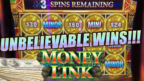 LIGHTNING STRIKES TWICE!!! ⚡ HIGH LIMIT MONEY LINK DOUBLE JACKPOTS!