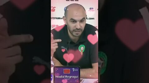 تصريحات وليد الركراكي مدرب المنتخب المغربي قبل مواجهة بلجيكا