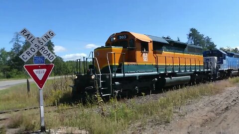 One Locomotive Goes Down, Two Come Back! Heavy Power Rolling On The Rails.. #trains | Jason Asselin