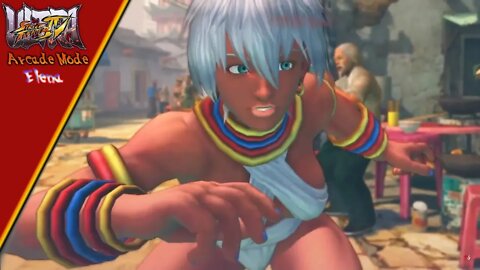 Ultra Street Fighter IV: Arcade Mode - Elena