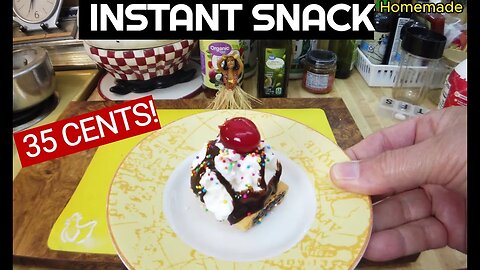 Instant 35 cent snack dessert Recorded with DJI Osmo pocket