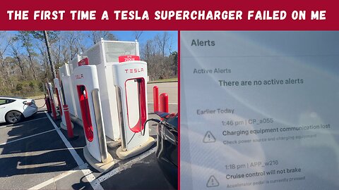 The First Time A Tesla Supercharger Ever Failed On Me