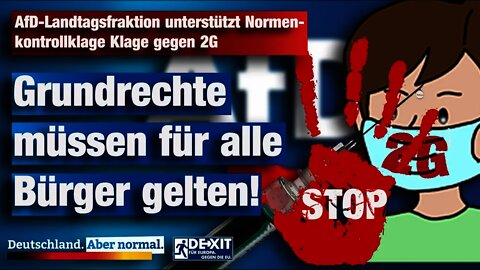 AfD-Landtagsfraktion unterstützt Normenkontrollklage Klage gegen 2G