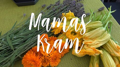 Mom's Diary - Aug. 5 to 10, 2023 - Flower harvest, baby socks and finally some sun