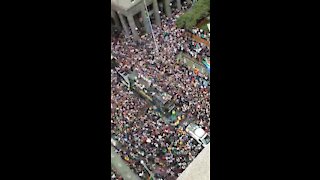 SOUTH AFRICA- Johannesburg - Springbok Trophy Parade (acw)