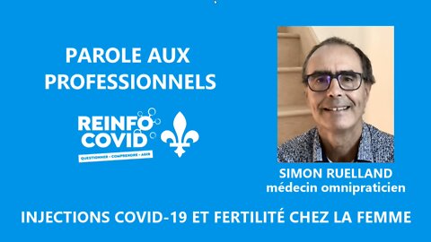 Capsule #4 - Les injections contre la Covid-19 et la fertilité chez la femme