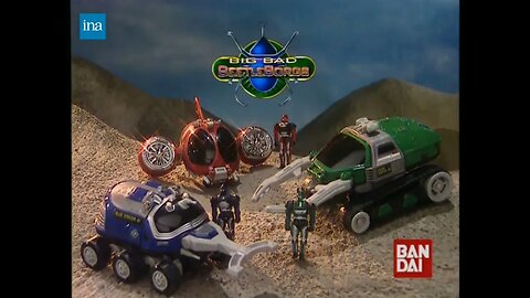 French Bandai Big Bad Beetleborgs & Beetleborgs Metallix Toy Commercials