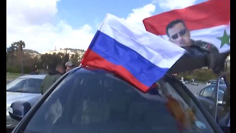 Demonstration in support of Russia in Syria.