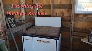 Finishing the Outdoor Kitchen