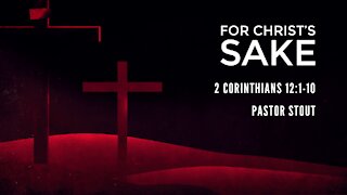 For Christ's Sake - 1/17/2021