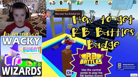 AndersonPlays Roblox Wacky Wizards - How To Get RB Battles Badge In Wacky Wizards