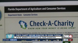 Check charities before donating on Giving Tuesday