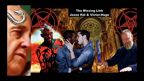 Missing Link Jesse Hal Victor Hugo Satanic Christians Embrace Synagogue Of Satan Depopulation Plan