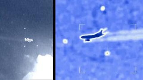 Stereoscopic Satellite & UAV Thermal Video of MH370 tracked by Orbs before Vanishing! 🛸🛸🛸✈️