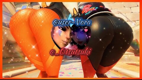 Tracer x Athleisure Kiriko Booty Pics in Game w/ @_Otsutsuki - Overwatch 2 (18+)