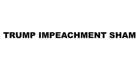 THE TRUMP IMPEACHMENT SHAM & HIGHLIGHTS FROM THE DEFENSE