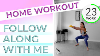 HOME WORKOUT | Follow Along For 2 Rounds 💕