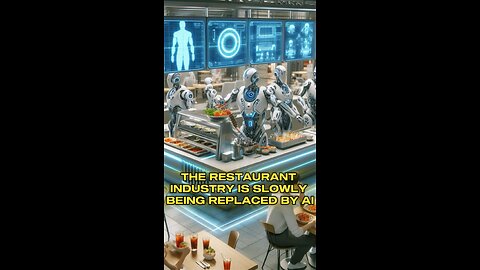 AI is slowly replacing the restaurant industry…