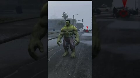 HULK FIGHT WITH POLICE | HULK IN GTA 5 | GTA 5 MODS #gtav #youtubeshorts #shortvideo #ytshorts #game