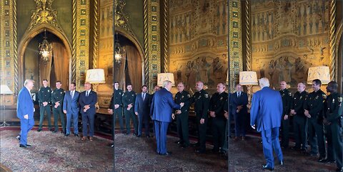 President Trump meets with the Martin County Sheriff’s Office Deputies